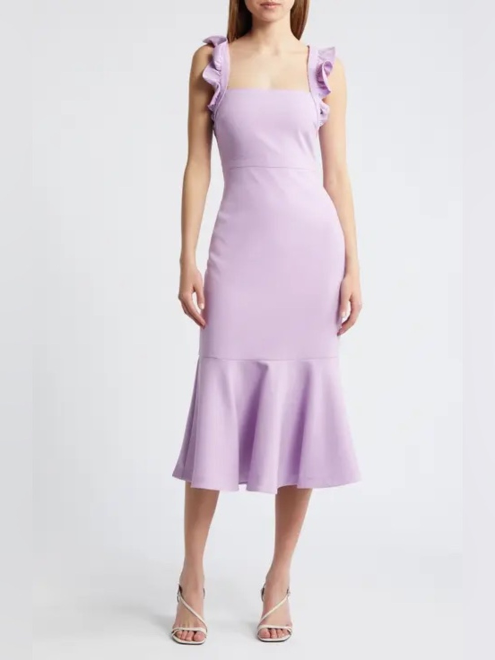 LIKELY Hara Midi Dress in lavender